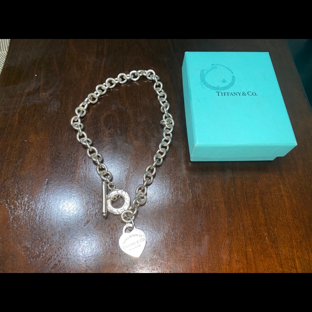 Tiffany heart toggle necklace